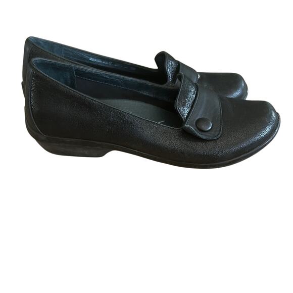 Dansko Olena Women’s Slip-On Loafers Black Blue Leather EU 41 US 10.5-11 - Picture 2 of 5